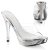 Fabulicious ELEGANT-401 - Clear/Silver 37 (US 7)