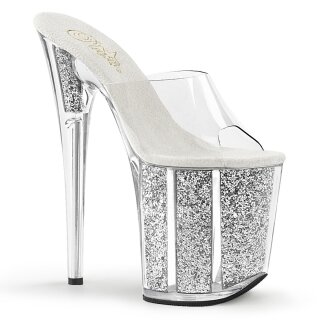 Pleaser FLAMINGO-801G - Silver 40 (US 10)