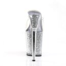 Pleaser FLAMINGO-801G - Silver 40 (US 10)