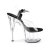 Pleaser ADORE-708 - Black/Clear 39 (US 9)