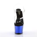 Pleaser ADORE-708 - Black / Blue 42.5 (US 12)