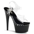 Pleaser ADORE-708LS - Klar/Schwarz