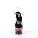 Pleaser ADORE-708SS - Black/Pink 39 (US 9)
