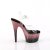 Pleaser ADORE-708SS - Black/Pink 39 (US 9)