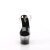 Pleaser ADORE-708SS - Schwarz/Silber 37 (US 7)