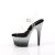Pleaser ADORE-708SS - Schwarz/Silber 37 (US 7)