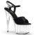 Pleaser ADORE-709 - Black / Clear 40 (US 10)