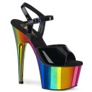 Pleaser ADORE-709RC - Regenbogen