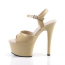 Pleaser ASPIRE-609 - Patent Cream 38 (US 8)
