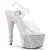Pleaser BEJEWELED-708MS - Silber