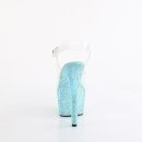 Pleaser BEJEWELED-708RRS - Aqua 42.5 (US 12)