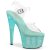 Pleaser BEJEWELED-708RRS - Aqua 42.5 (US 12)