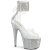 Pleaser BEJEWELED-724RS - Silber 39 (US 9)