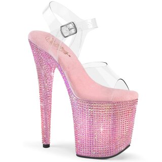 Pleaser BEJEWELED-808RRS - Baby Pink 37 (US 7)