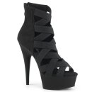 Pleaser DELIGHT-600-24 - Black 37 (US 7)