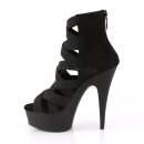 Pleaser DELIGHT-600-24 - Black 37 (US 7)