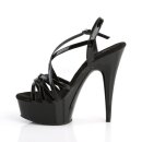 Pleaser DELIGHT-613 - Schwarz 36 (US 6)