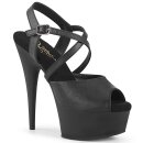 Pleaser DELIGHT-624-1 - PU Schwarz 36 (US 6)