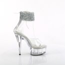 Pleaser DELIGHT-624RS-02 - White/Clear 36 (US 6)