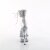 Pleaser DELIGHT-624RS-02 - White/Clear 36 (US 6)