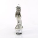 Pleaser DELIGHT-641 - White/Clear 35 (US 5)