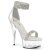 Pleaser DELIGHT-641 - White/Clear 35 (US 5)