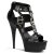 Pleaser DELIGHT-658 - PU Schwarz 38 (US 8)
