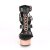 Pleaser DELIGHT-658 - Black/Rose Gold 36 (US 6)