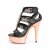 Pleaser DELIGHT-658 - Black/Rose Gold 36 (US 6)