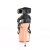 Pleaser DELIGHT-658 - Black/Rose Gold 36 (US 6)