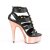 Pleaser DELIGHT-658 - Black/Rose Gold 36 (US 6)
