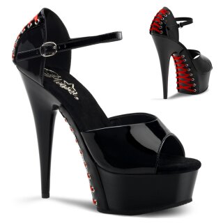 Pleaser DELIGHT-660FH - Black 37 (US 7)