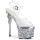 Pleaser ESTEEM-708CHLG - Klar / Silber
