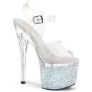 Pleaser ESTEEM-708LG - Klar / Weiß