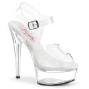 Pleaser EXCITE-608 - Clear 41.5 (US 11)