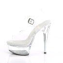 Pleaser EXCITE-608 - Clear 41.5 (US 11)