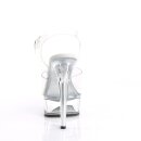 Pleaser EXCITE-608 - Clear 41.5 (US 11)