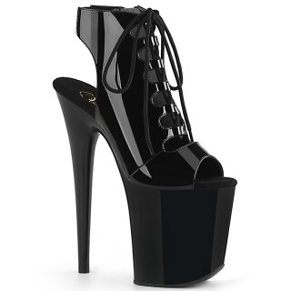 Pleaser FLAMINGO-800-20 - Patent Black 40 (US 10)