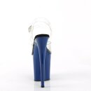 Pleaser FLAMINGO-808 - Black / Royal Blue
