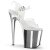 Pleaser FLAMINGO-808 - Silber Chrom 42.5 (US 12)