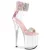 Pleaser FLAMINGO-827RS - Baby Pink/Klar