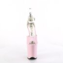Pleaser FLAMINGO-868 - Lack Baby Pink/Wei&szlig; 37 (US 7)