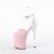 Pleaser FLAMINGO-868 - Lack Baby Pink/Weiß 37 (US 7)