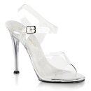 Fabulicious GALA-08 - White/Clear 41.5 (US 11)