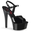 Pleaser GLEAM-609 - Patent Black 40 (US 10)