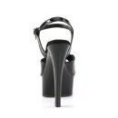 Pleaser GLEAM-609 - Lack Schwarz 39 (US 9)