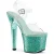 Pleaser LOVESICK-708SG - Klar/Aqua