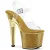 Pleaser LOVESICK-708SG - Klar/Gold