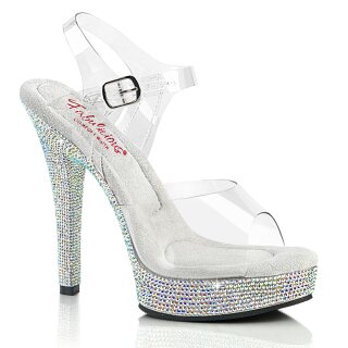 Fabulicious MAJESTY-508DM - Clear/Clear 38 (US 8)