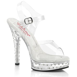 Fabulicious MAJESTY-508SDT - Clear/Clear 39 (US 9)